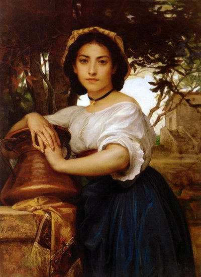 Young Roman Water Carrier by Diogene Ulysse Napoleon Maillart